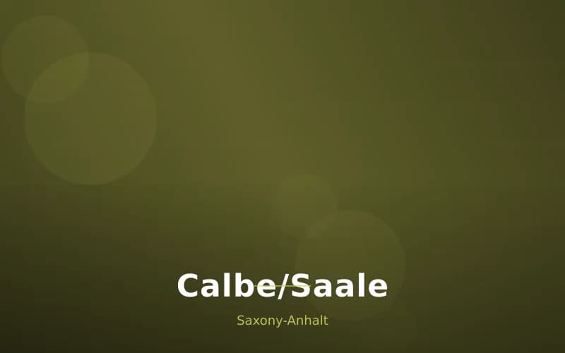 Calbe/Saale – Stadtansicht Saxony-Anhalt