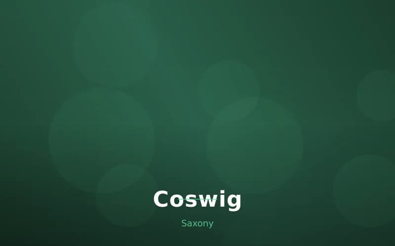 Coswig – Stadtansicht Saxony