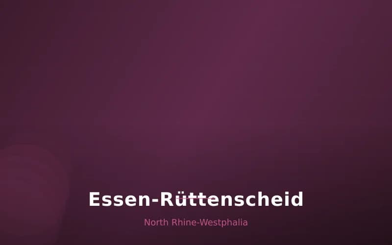 Essen-Rüttenscheid – Stadtansicht North Rhine-Westphalia