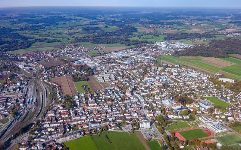 Freilassing – Stadtansicht Bavaria