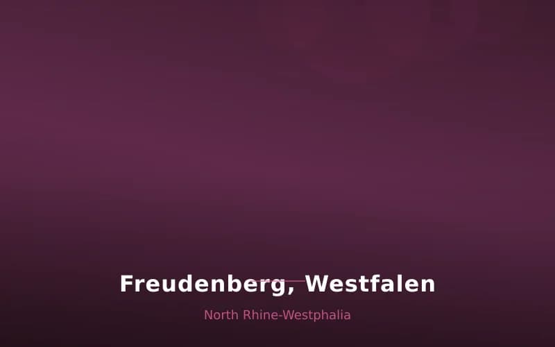 Freudenberg, Westfalen – Stadtansicht North Rhine-Westphalia