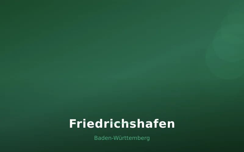 Friedrichshafen – Stadtansicht Baden-Württemberg