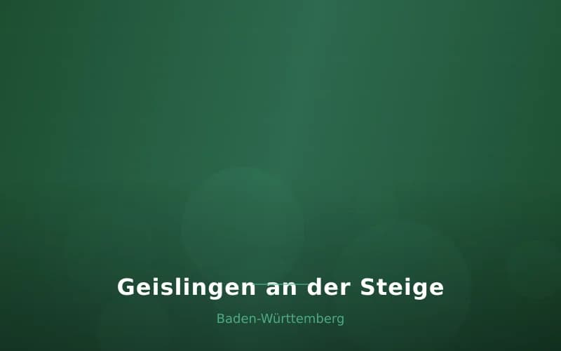 Geislingen an der Steige – Stadtansicht Baden-Württemberg