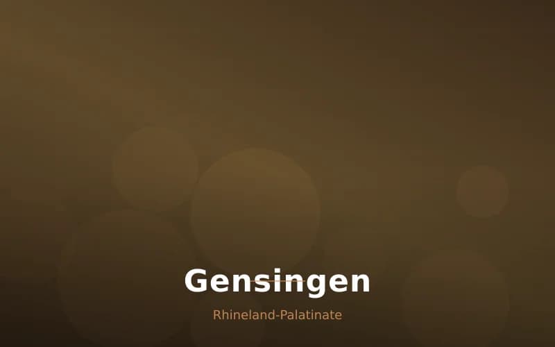 Gensingen – Stadtansicht Rhineland-Palatinate