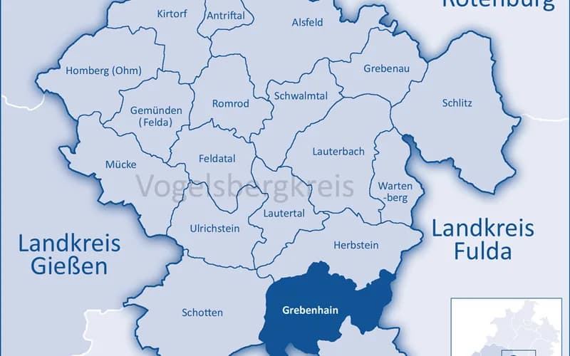 Grebenhain – Stadtansicht Hessen