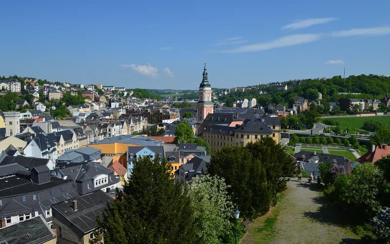 Greiz – Stadtansicht Thuringia
