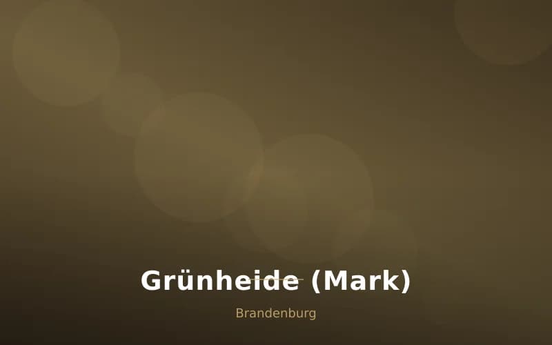 Grünheide (Mark) – Stadtansicht Brandenburg