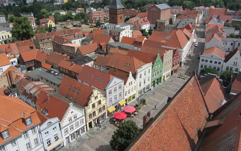 Güstrow – Stadtansicht Mecklenburg-Vorpommern