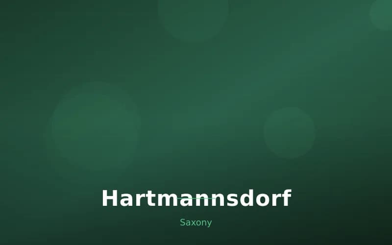 Hartmannsdorf – Stadtansicht Saxony