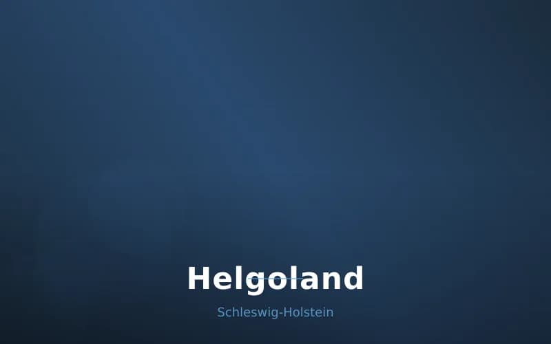 Helgoland – Stadtansicht Schleswig-Holstein