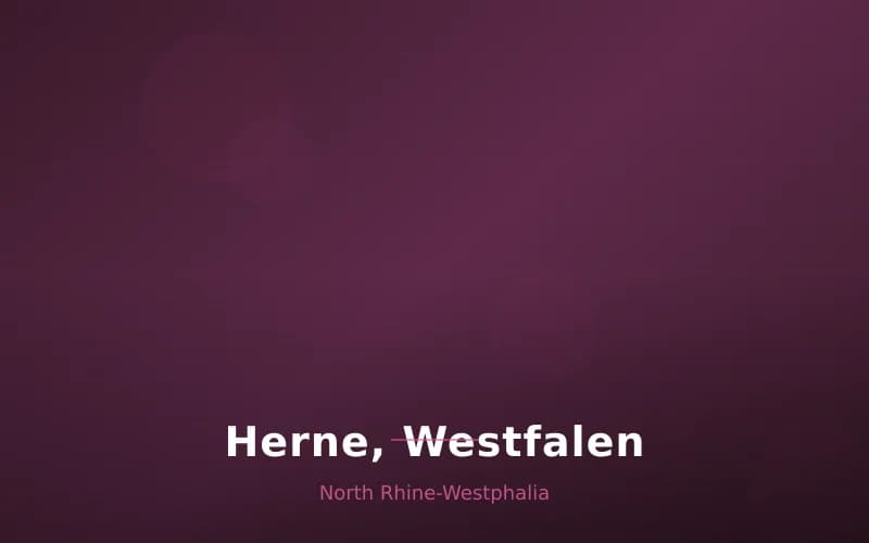 Herne, Westfalen – Stadtansicht North Rhine-Westphalia