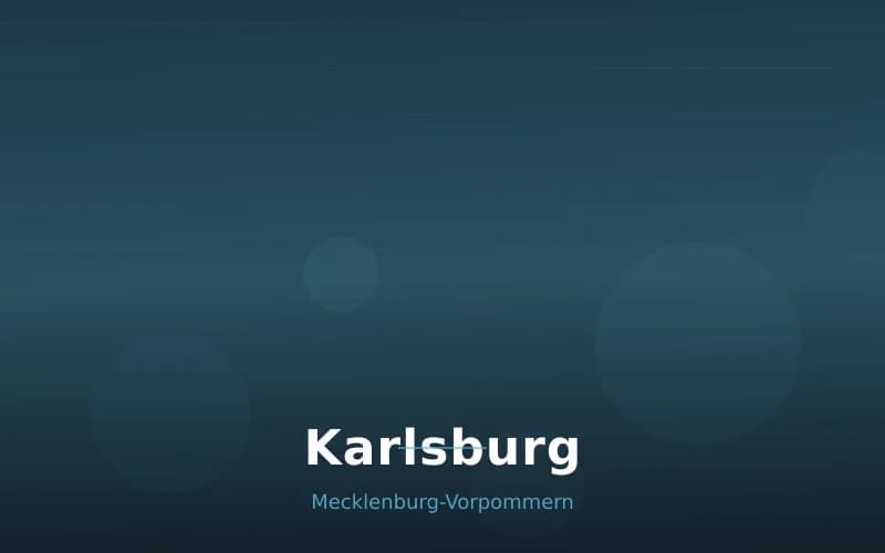 Karlsburg – Stadtansicht Mecklenburg-Vorpommern