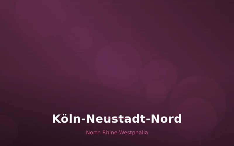 Köln-Neustadt-Nord – Stadtansicht North Rhine-Westphalia