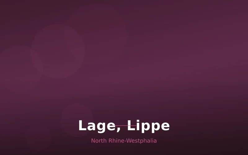 Lage, Lippe – Stadtansicht North Rhine-Westphalia