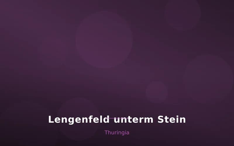 Lengenfeld unterm Stein – Stadtansicht Thuringia