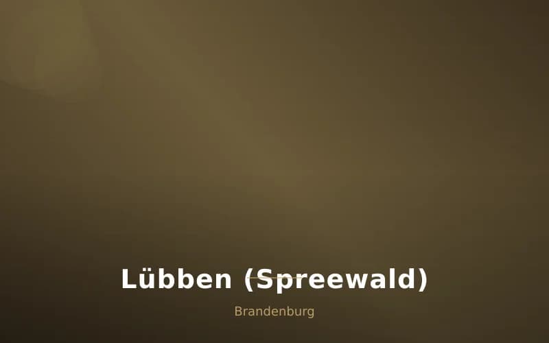 Lübben (Spreewald) – Stadtansicht Brandenburg