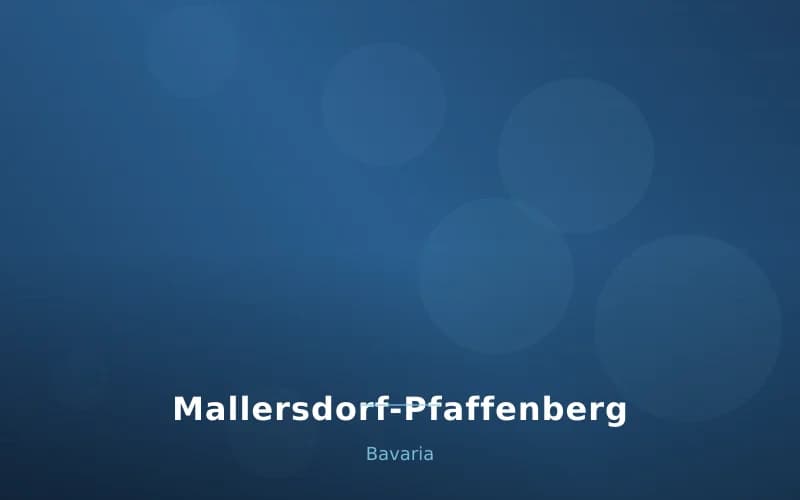 Mallersdorf-Pfaffenberg – Stadtansicht Bavaria