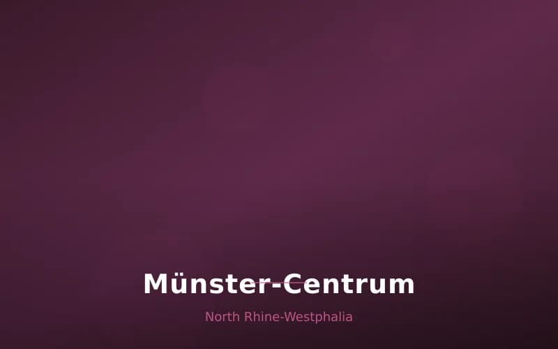 Münster-Centrum – Stadtansicht North Rhine-Westphalia