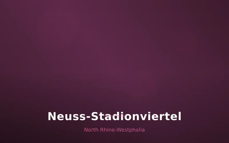 Neuss-Stadionviertel – Stadtansicht North Rhine-Westphalia