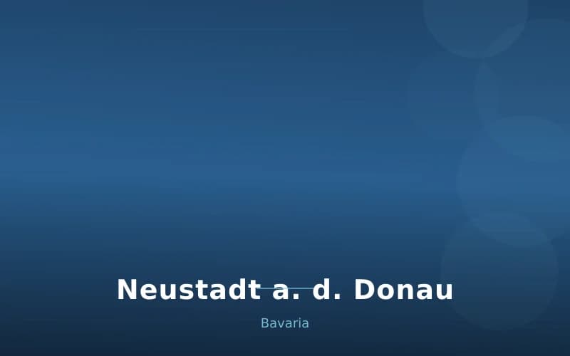 Neustadt a. d. Donau – Stadtansicht Bavaria