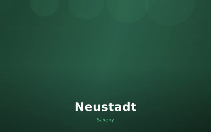 Neustadt – Stadtansicht Saxony