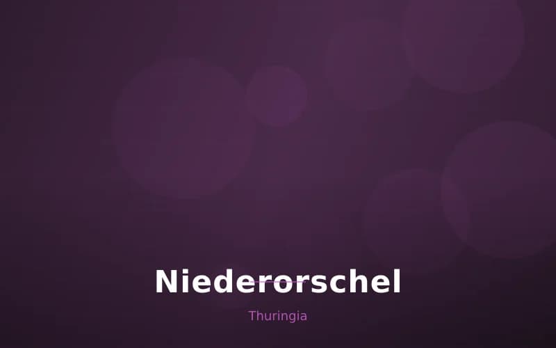 Niederorschel – Stadtansicht Thuringia