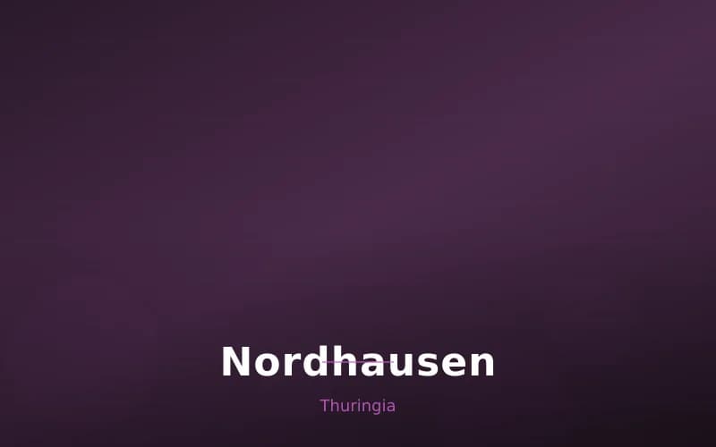 Nordhausen – Stadtansicht Thuringia