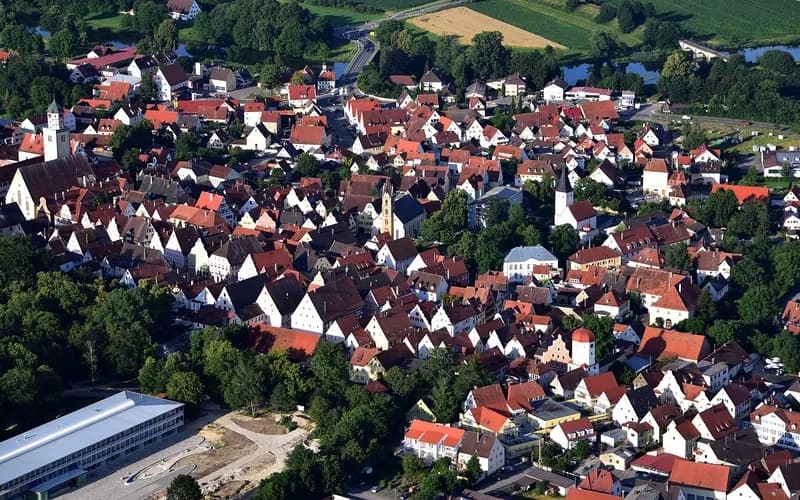 Oettingen in Bayern – Stadtansicht Bavaria