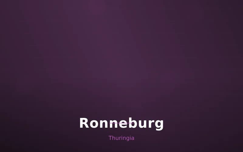 Ronneburg – Stadtansicht Thuringia