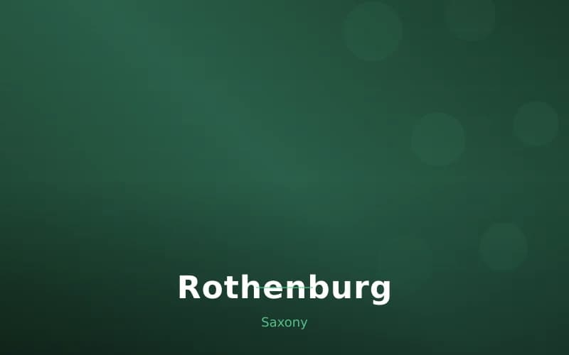 Rothenburg – Stadtansicht Saxony