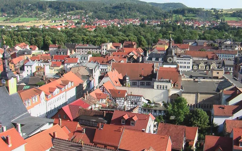 Rudolstadt – Stadtansicht Thuringia