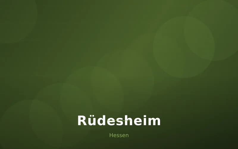 Rüdesheim – Stadtansicht Hessen