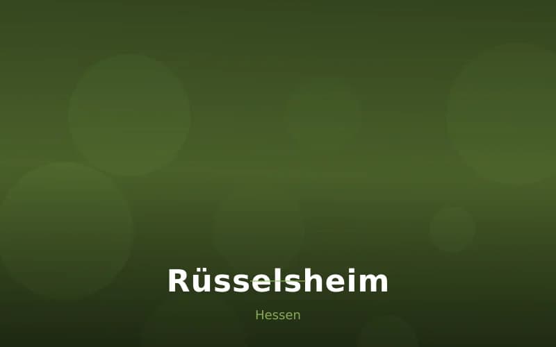 Rüsselsheim – Stadtansicht Hessen