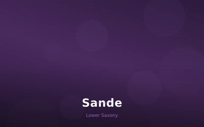 Sande – Stadtansicht Lower Saxony