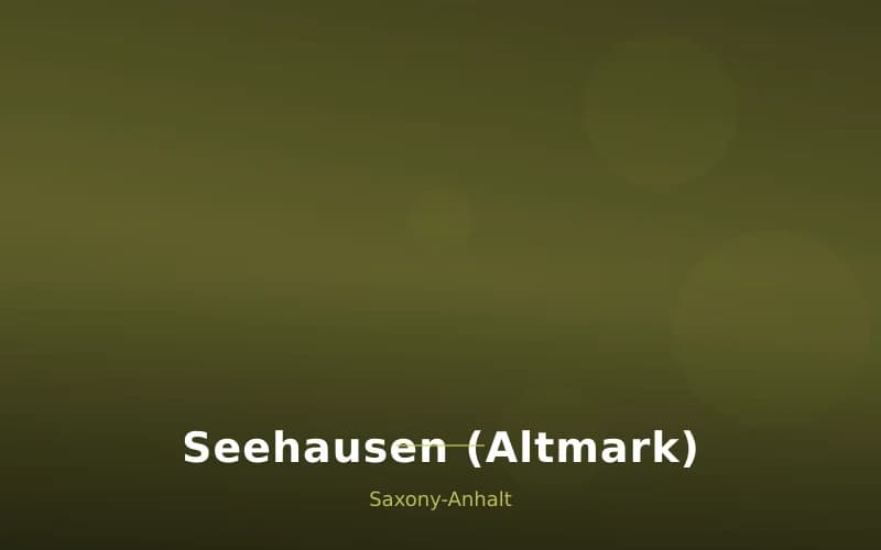 Seehausen (Altmark) – Stadtansicht Saxony-Anhalt