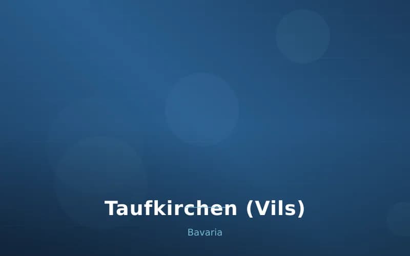 Taufkirchen (Vils) – Stadtansicht Bavaria