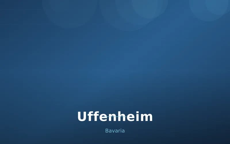 Uffenheim – Stadtansicht Bavaria