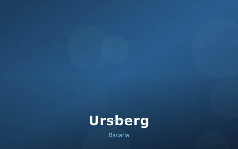 Ursberg – Stadtansicht Bavaria