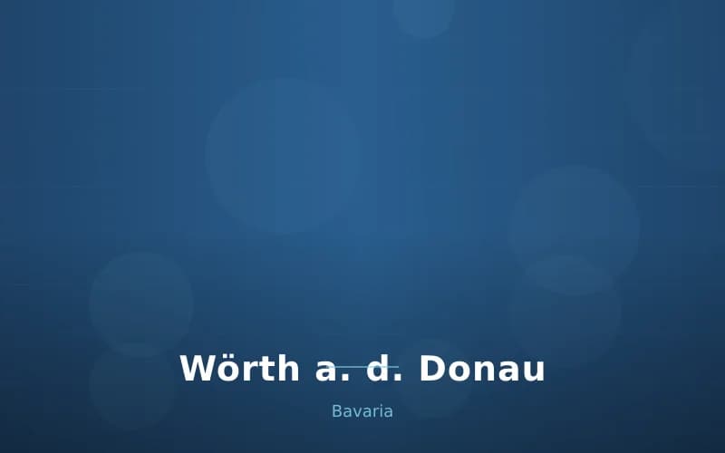 Wörth a. d. Donau – Stadtansicht Bavaria