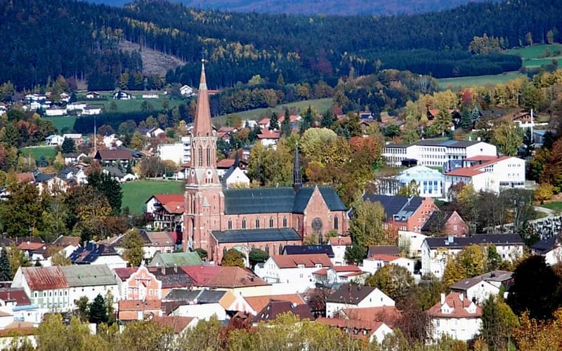 Zwiesel – Stadtansicht Bavaria
